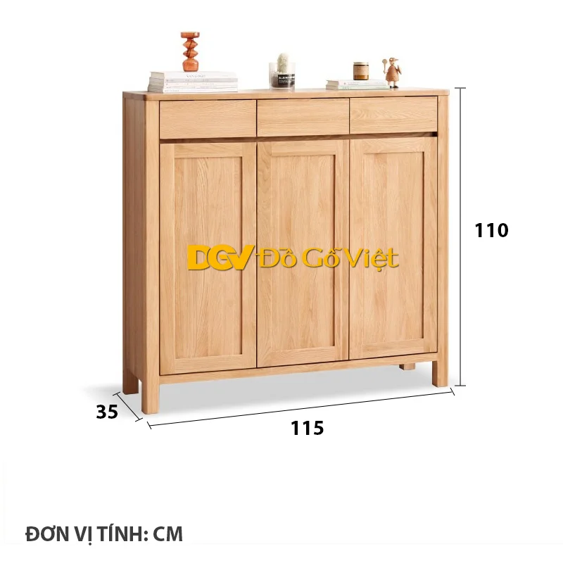 Tủ Giày Cánh Mở Gỗ Cao Su Phủ Veneer Vân Sồi Mẫu Chân Trụ Đẹp (6).jpg